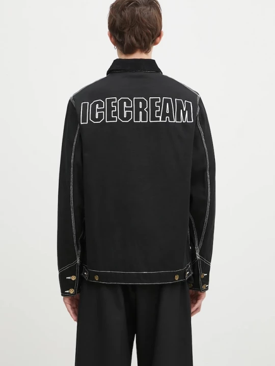 Obrázek produktu Icecream Bavlněná košilová bunda ICECREAM Canvas Lined Work černá