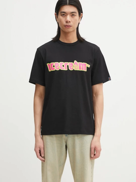 Obrázek produktu Icecream Bavlněné tričko ICECREAM Soft Serve T-Shirt černá