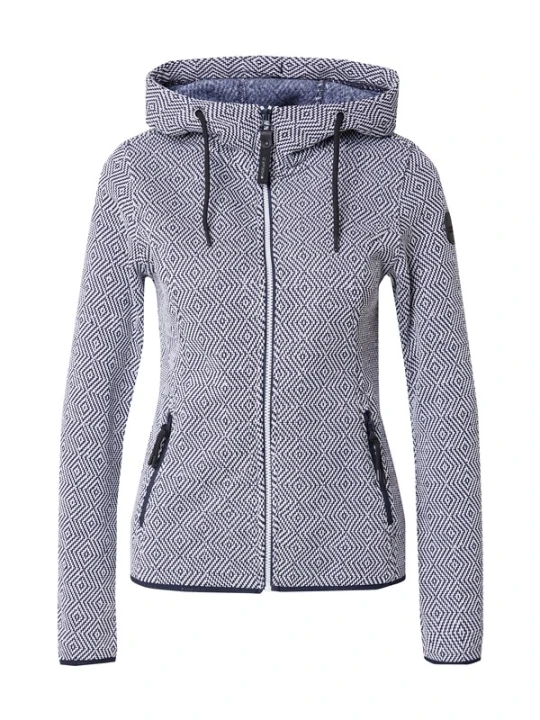 Obrázek produktu ICEPEAK Funkční fleecová mikina 'ADRIAN' tmavě modrá / offwhite