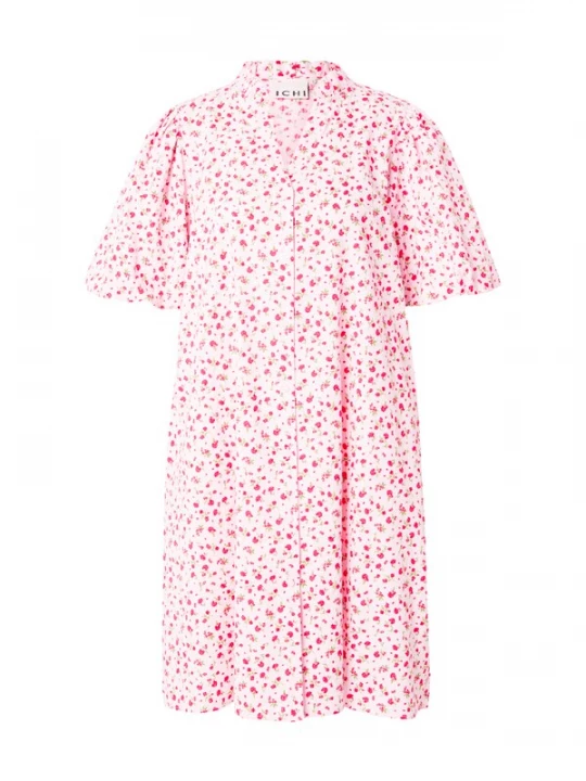 Obrázek produktu ICHI Šaty 'IHQWIN' zelená / pink / růžová