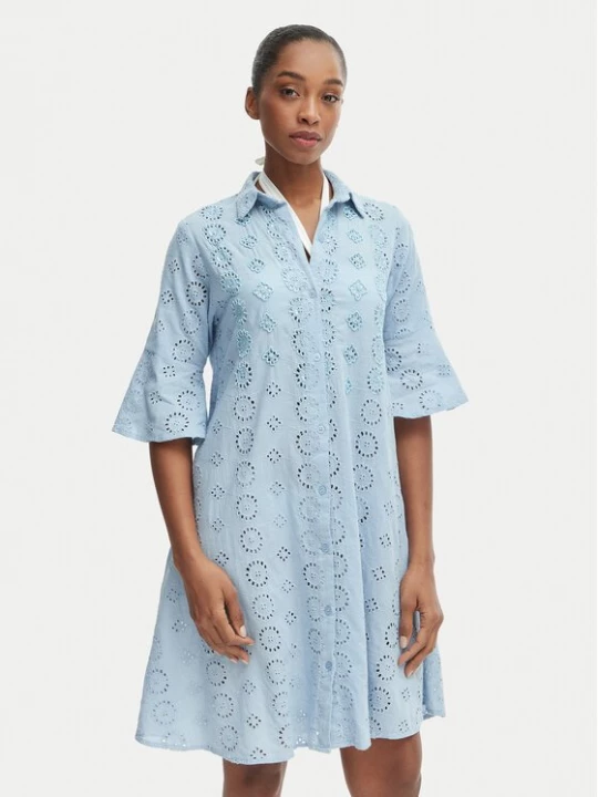 Obrázek produktu Iconique Košilové šaty IC25-006 Modrá Relaxed Fit