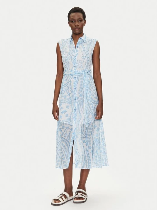 Obrázek produktu Iconique Košilové šaty IC25-040 Modrá Regular Fit