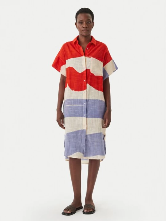 Obrázek produktu Iconique Letní šaty IC26-079 Barevná Relaxed Fit