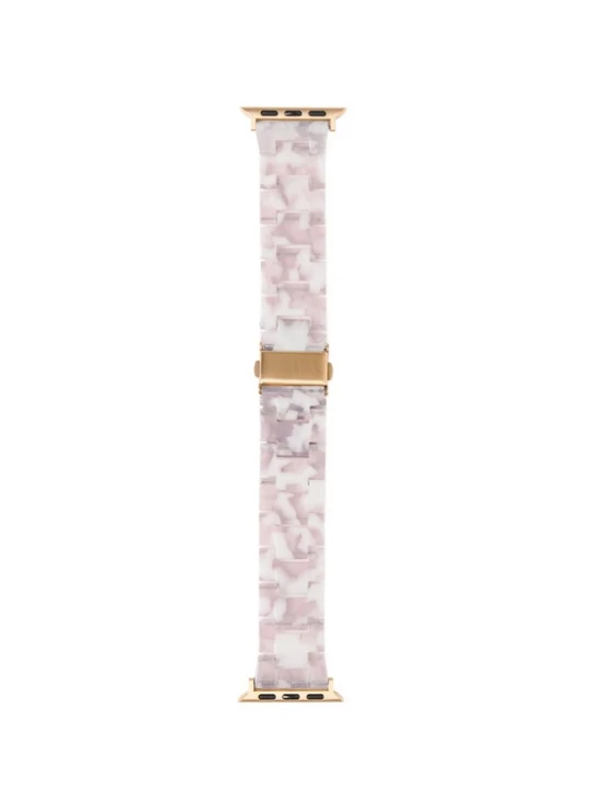 Obrázek produktu iDeal of Sweden Náramek 'Apple Watch 42 / 44 / 45 / 46 / 49 MM ' růžově zlatá / offwhite