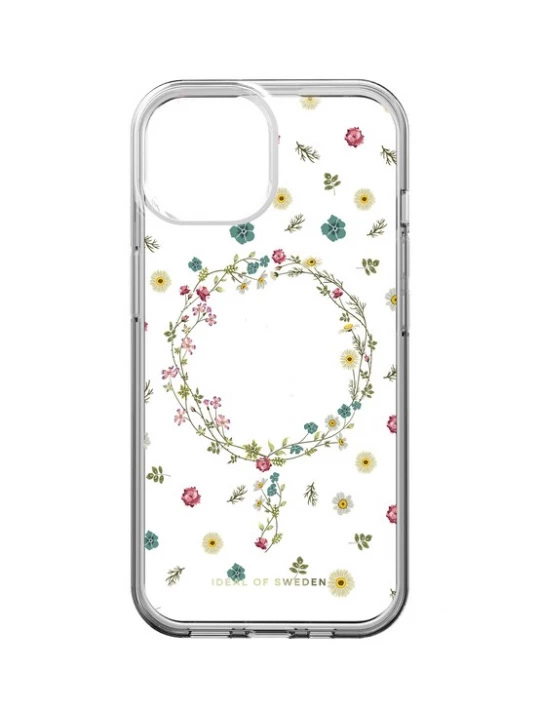 Obrázek produktu iDeal of Sweden Pouzdro na smartphone 'iPhone 13 / 14 / 15 / 16E' zelená / pink / průhledná / přírodní bílá