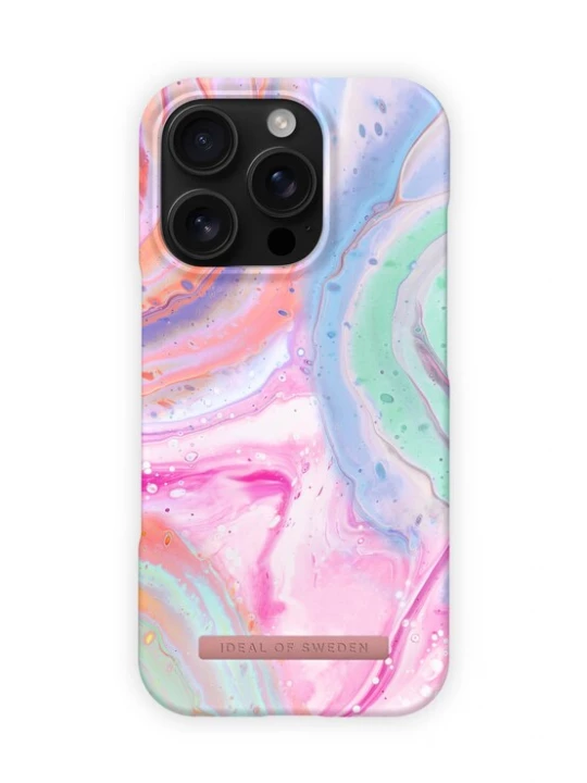 Obrázek produktu iDeal of Sweden Pouzdro na smartphone 'iPhone 16 Pro Max' světlemodrá / limetková / pink / bílá