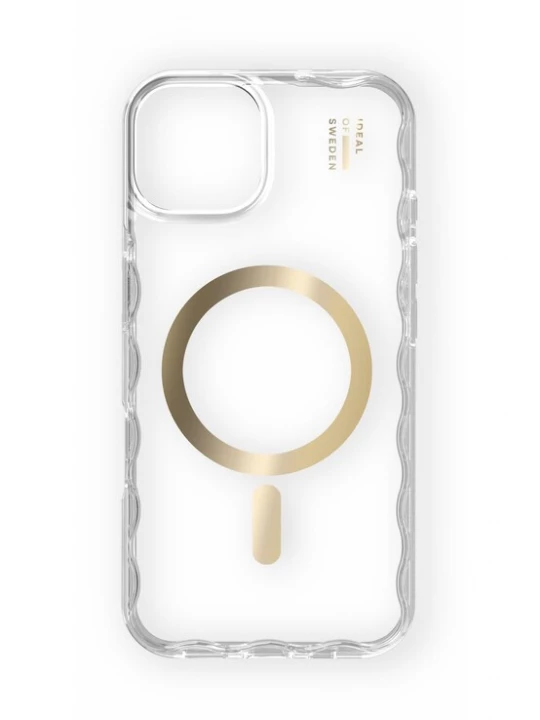 Obrázek produktu iDeal of Sweden Pouzdro na smartphone 'MagSafe iPhone 13 / 14 / 15 / 16e' zlatá / průhledná