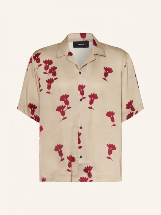 Obrázek produktu I'm Brian Letní Košile khaki / tmavě červená