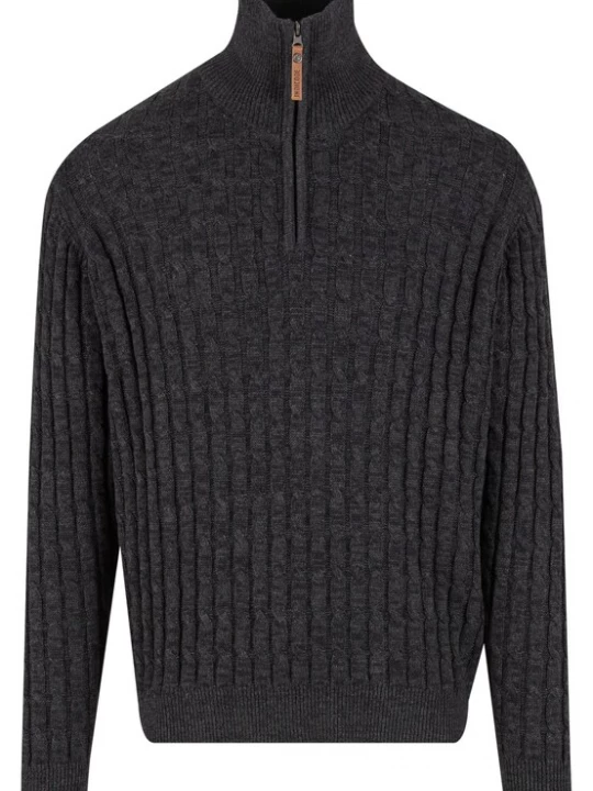 Obrázek produktu INDICODE JEANS Svetr 'Rufus' tmavě šedá
