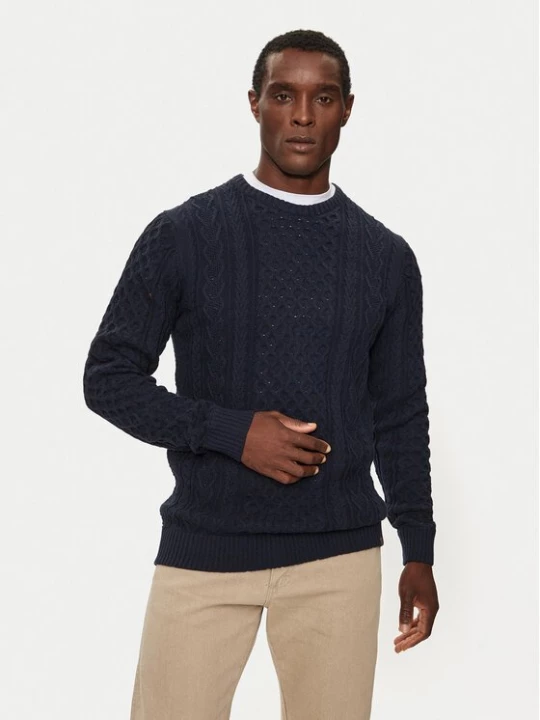 Obrázek produktu INDICODE Svetr Belinski 35-380 Tmavomodrá Regular Fit