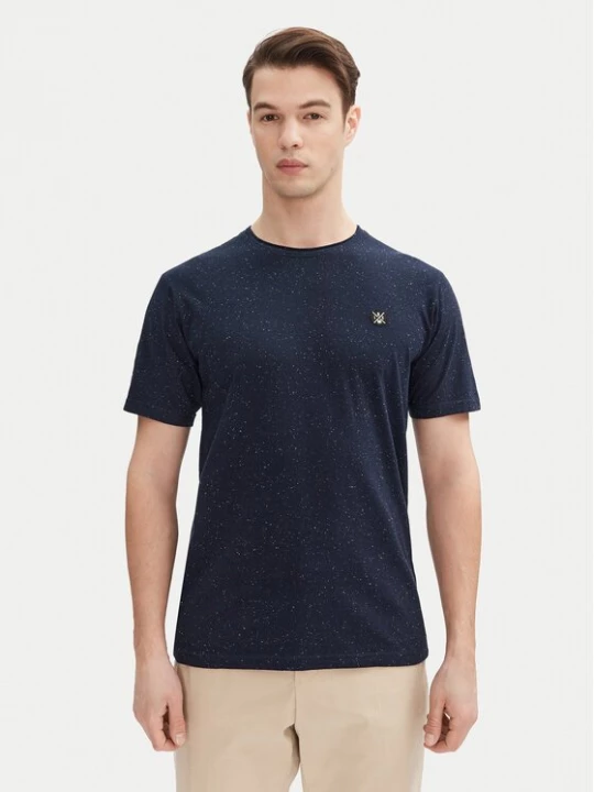 Obrázek produktu INDICODE T-Shirt Carlsin 41-121 Tmavomodrá Regular Fit