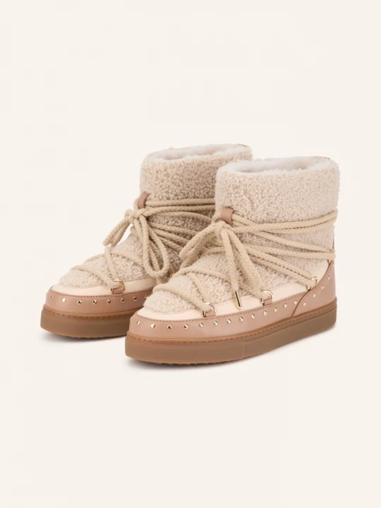 Obrázek produktu Inuikii Boots Curly Rock S Cvočky béžová / zlatá / světle hnědá