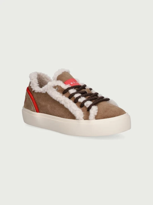 Obrázek produktu Inuikii LILA SHEARLING LACE UP dětské semišové béžová