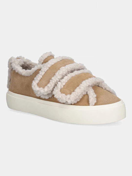 Obrázek produktu Inuikii Semišové tenisky Inuikii Shearling Low Velcro béžová