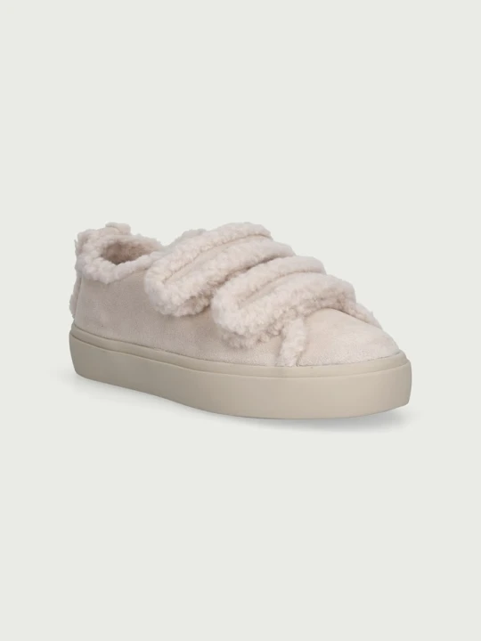 Obrázek produktu Inuikii SHEARLING LOW VELCRO PASTELLE sneakers boty dětské semišové béžová