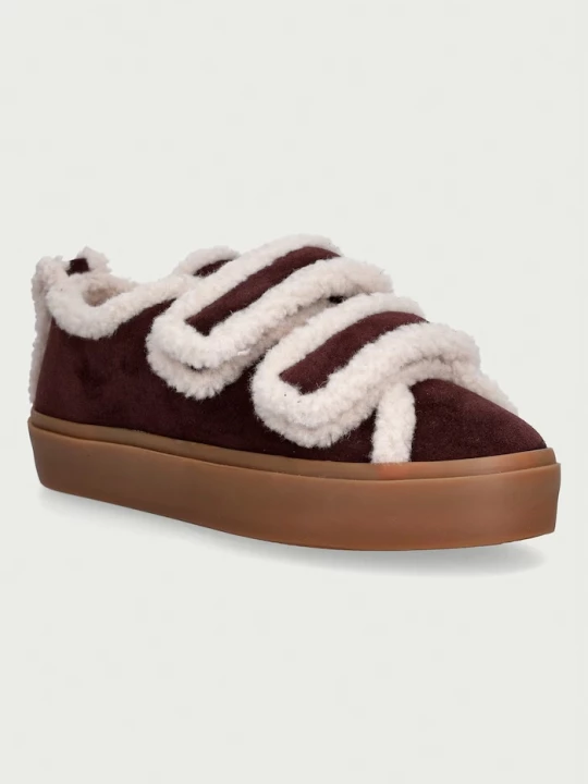 Obrázek produktu Inuikii Shearling Low Velcro sneakers boty dámské semišové
