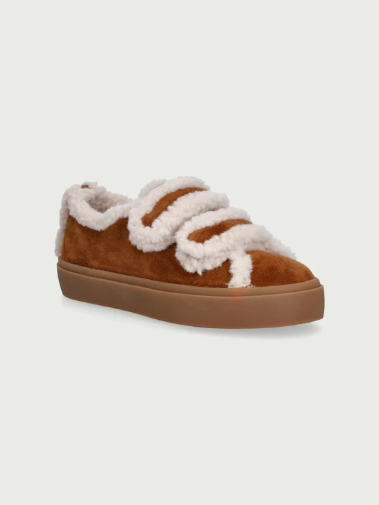 Obrázek produktu Inuikii SHEARLING LOW VELCRO sneakers boty dětské semišové hnědá