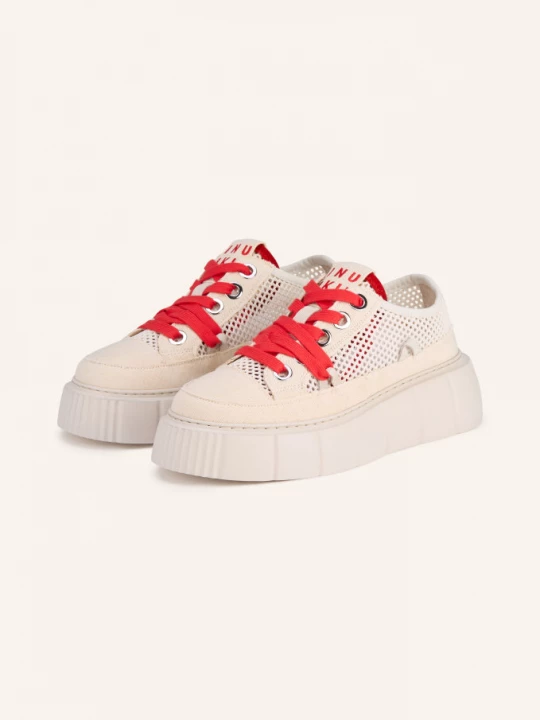 Obrázek produktu Inuikii Sneakersy Matilda Net krémová / červená