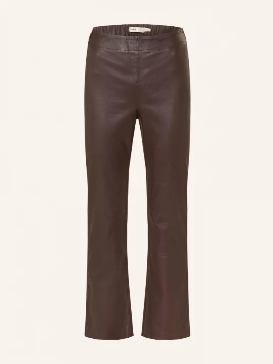 Obrázek produktu Inwear 7/8 Kalhoty Z Kůže tmavě hnědá