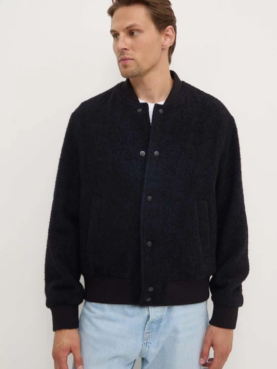 Obrázek produktu IRO Vlněná bomber bunda IRO námořnická modř