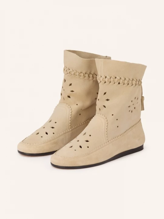 Obrázek produktu Isabel Marant Boty Woosta S Výřezy světle hnědá