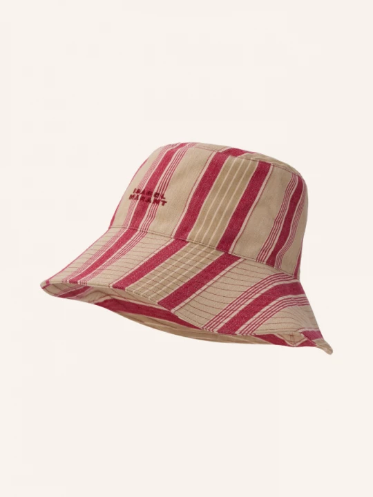 Obrázek produktu Isabel Marant Klobouk Typu Bucket Shaelyn světle hnědá / červená