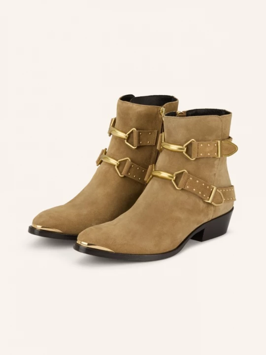 Obrázek produktu Isabel Marant Kotníkové Boty Zalya S Cvočky velbloudí