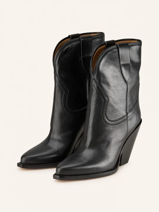 Obrázek produktu Isabel Marant Kovbojské Boty Leyane černá
