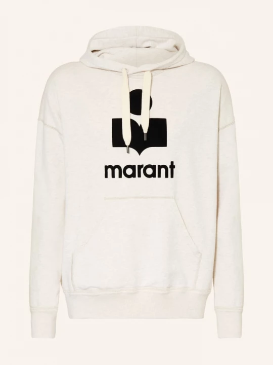 Obrázek produktu Isabel Marant Mikina S Kapucí Miley světle šedá / černá