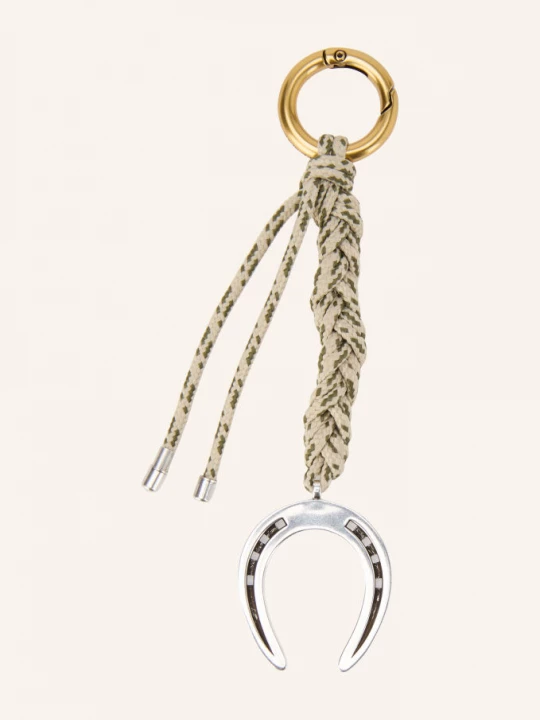 Obrázek produktu Isabel Marant Přívěsek Na Klíče Horseshoe béžová / stříbrná / zlatá