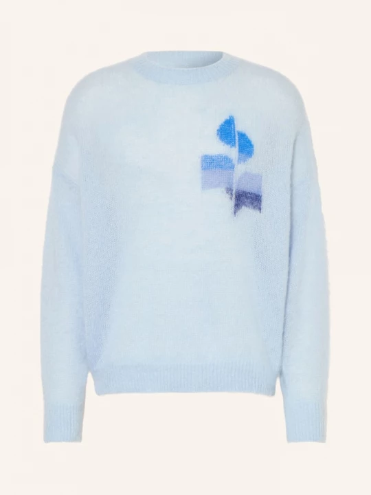 Obrázek produktu Isabel Marant Svetr Drany S Mohérem tmavě modrá / tmavě modrá