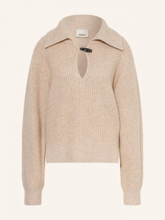 Obrázek produktu Isabel Marant Svetr Troyer Miranda S Merino Vlnou A Kašmírem béžová