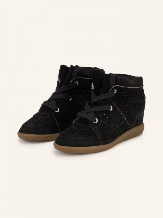 Obrázek produktu Isabel Marant Kotníkové Tenisky Bobby černá / světle hnědá