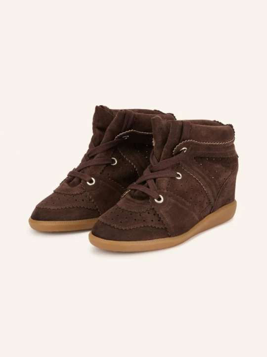 Obrázek produktu Isabel Marant Kotníkové Tenisky Bobby tmavě hnědá