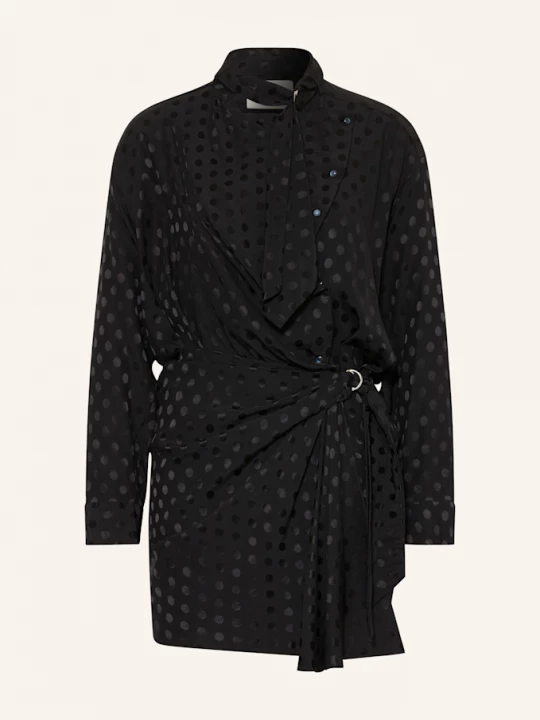 Obrázek produktu Isabel Marant Žakárové Šaty Ora Z Hedvábí černá