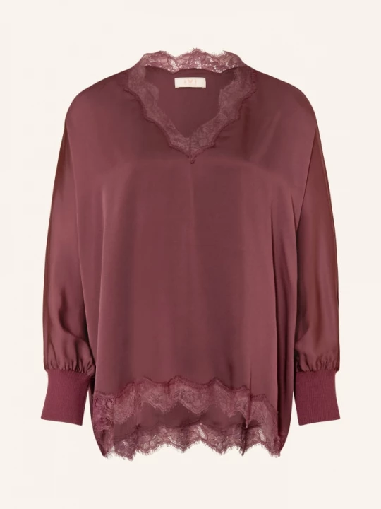 Obrázek produktu Ivi Collection Blůza S Hedvábím tmavě červená