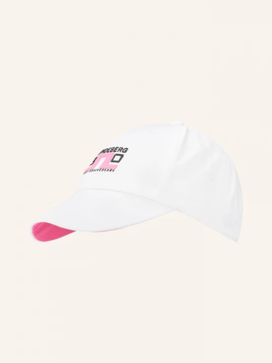Obrázek produktu J.Lindeberg Cap bílá / neonově růžová