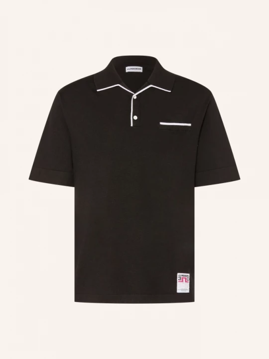 Obrázek produktu J.Lindeberg Pletené Polo Tričko černá / bílá