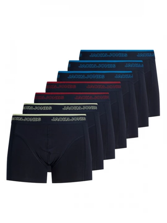Obrázek produktu JACK & JONES Boxerky 'JACADRIAN' námořnická modř / aqua modrá / pastelově žlutá / červená
