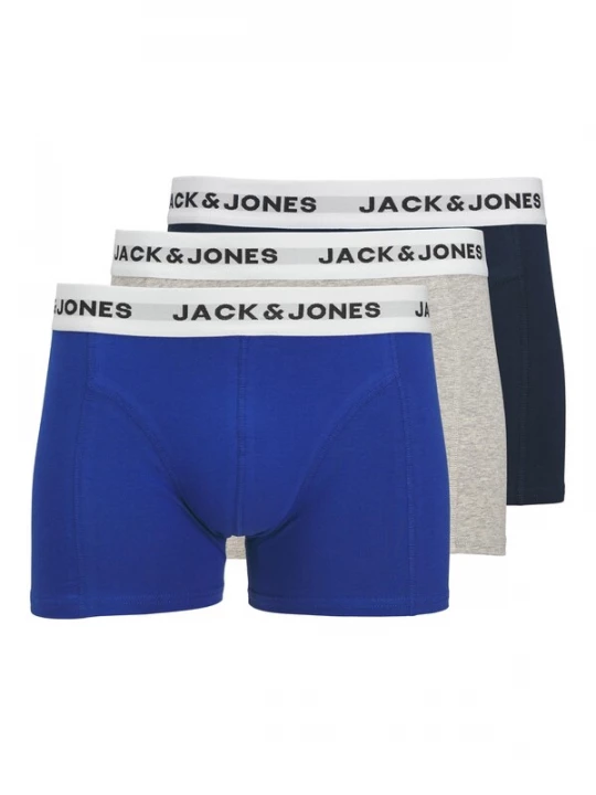 Obrázek produktu JACK & JONES Boxerky 'JACJOE'  modrá / námořnická modř / šedý melír / bílá