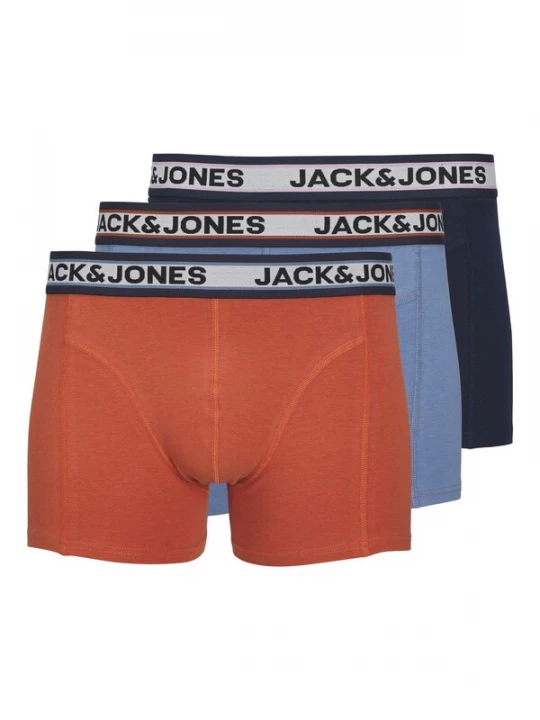 Obrázek produktu JACK & JONES Boxerky 'JACMarco' světlemodrá / tmavě modrá / světle šedá / tmavě oranžová