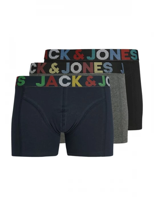 Obrázek produktu JACK & JONES Boxerky 'JWHEthan' námořnická modř / šedý melír / černá