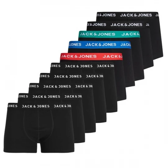 Obrázek produktu JACK & JONES Boxerky  modrá / červená / černá / bílá
