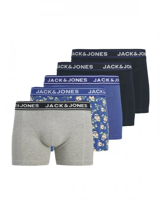 Obrázek produktu JACK & JONES Boxerky modrá / námořnická modř / šedý melír / růžová