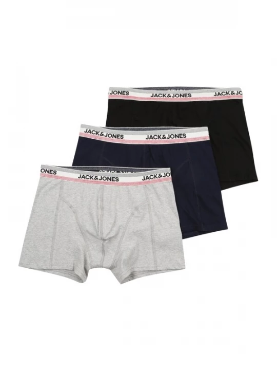 Obrázek produktu JACK & JONES Boxerky tmavě modrá / světle šedá / mix barev / černá