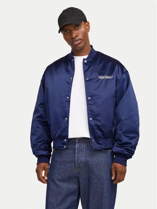 Obrázek produktu Jack & Jones Bunda bomber Boston 12272869 Modrá Regular Fit