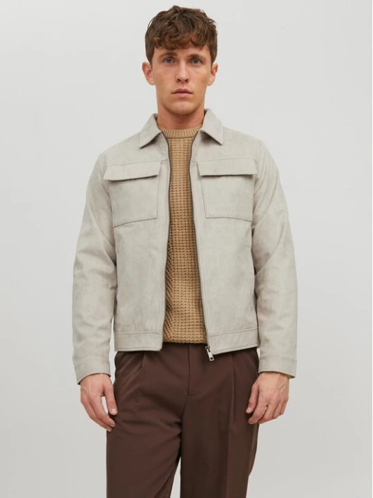 Obrázek produktu Jack & Jones Bunda z imitace kůže Payton 12213082 Béžová Regular Fit
