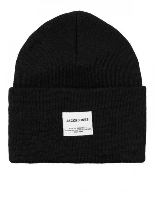 Obrázek produktu JACK & JONES Čepice 'Long Knit'  černá / bílá