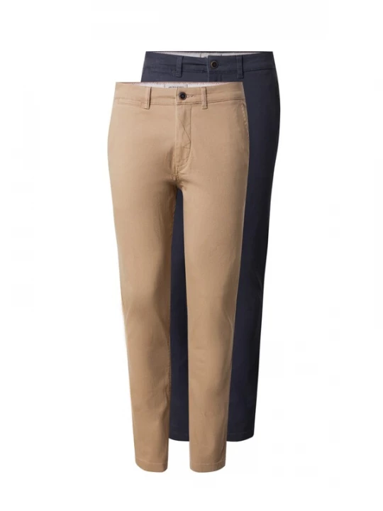 Obrázek produktu JACK & JONES Chino kalhoty 'Macro Dave'  béžová / tmavě modrá