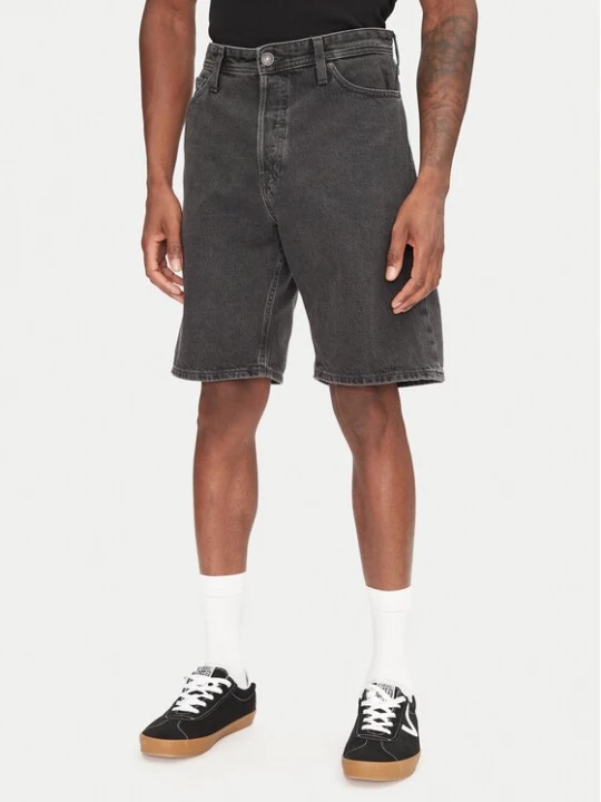 Obrázek produktu Jack & Jones Džínové šortky Alex 12269532 Černá Baggy Fit